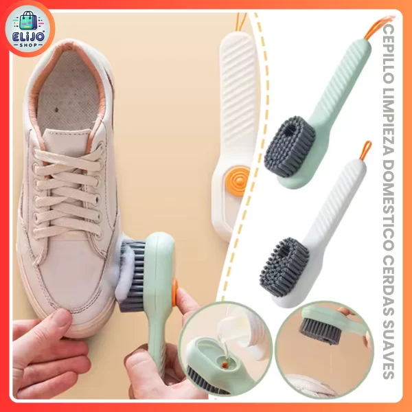 Combo x2: Cepillos Dispensadores Multifuncionales – Limpieza sin esfuerzo 🧼✨ - Imagen 3